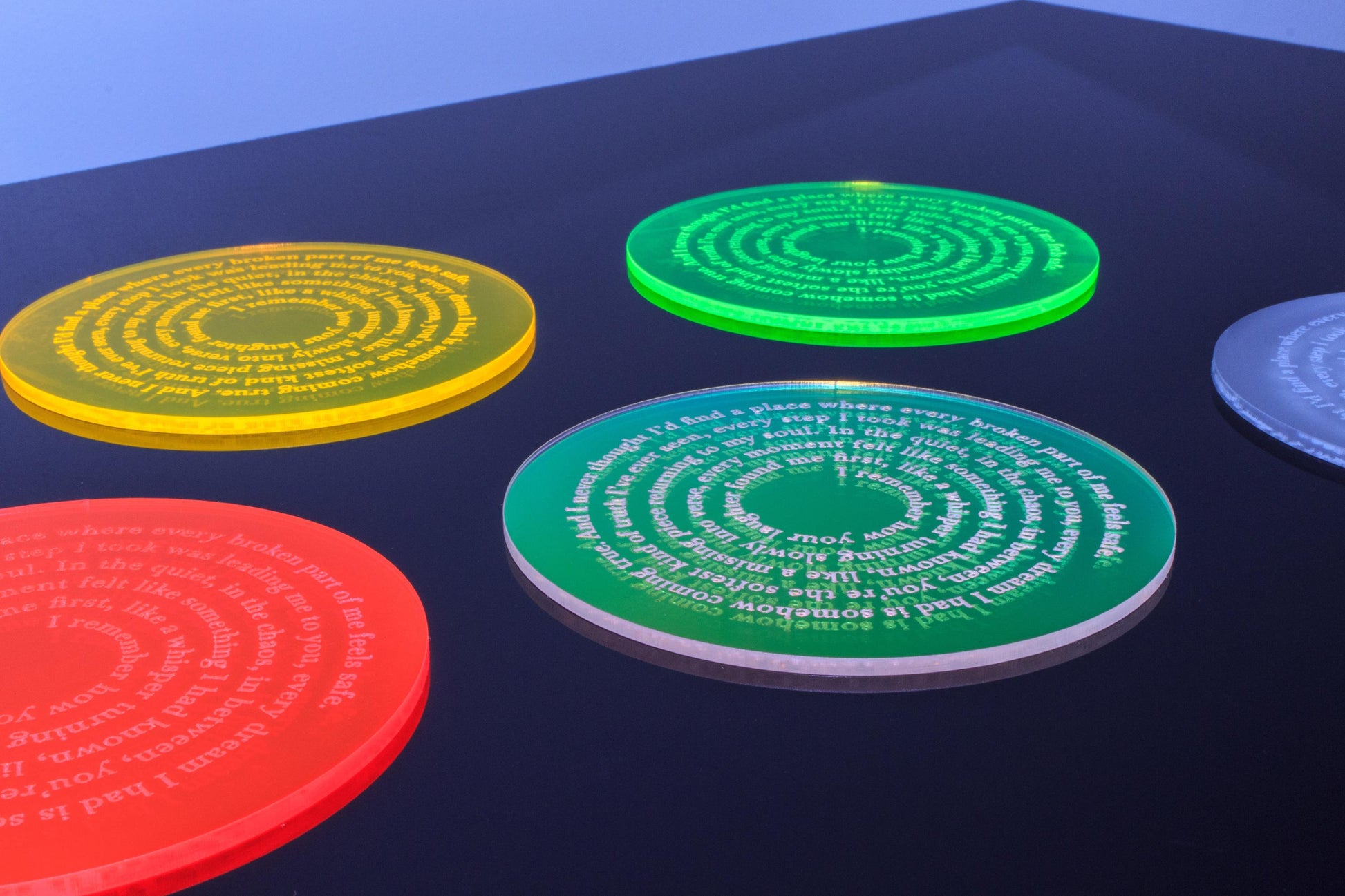 Custom Song Lyric Neon Coaster | Custom