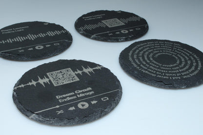 Custom Song Lyric Stone Coaster | Custom