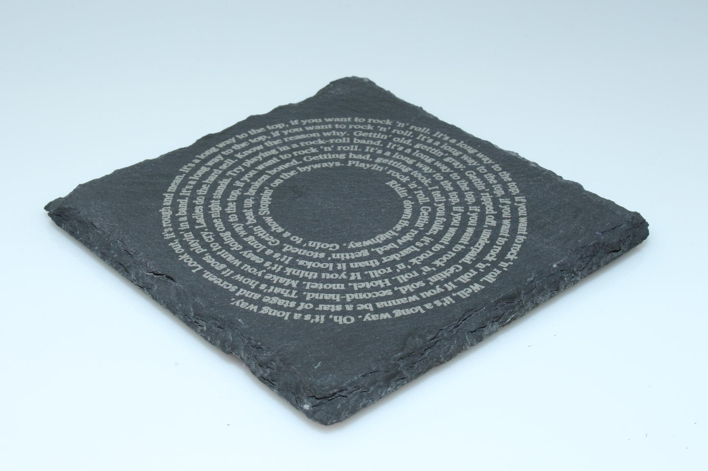 Custom Song Lyric Stone Coaster | Custom