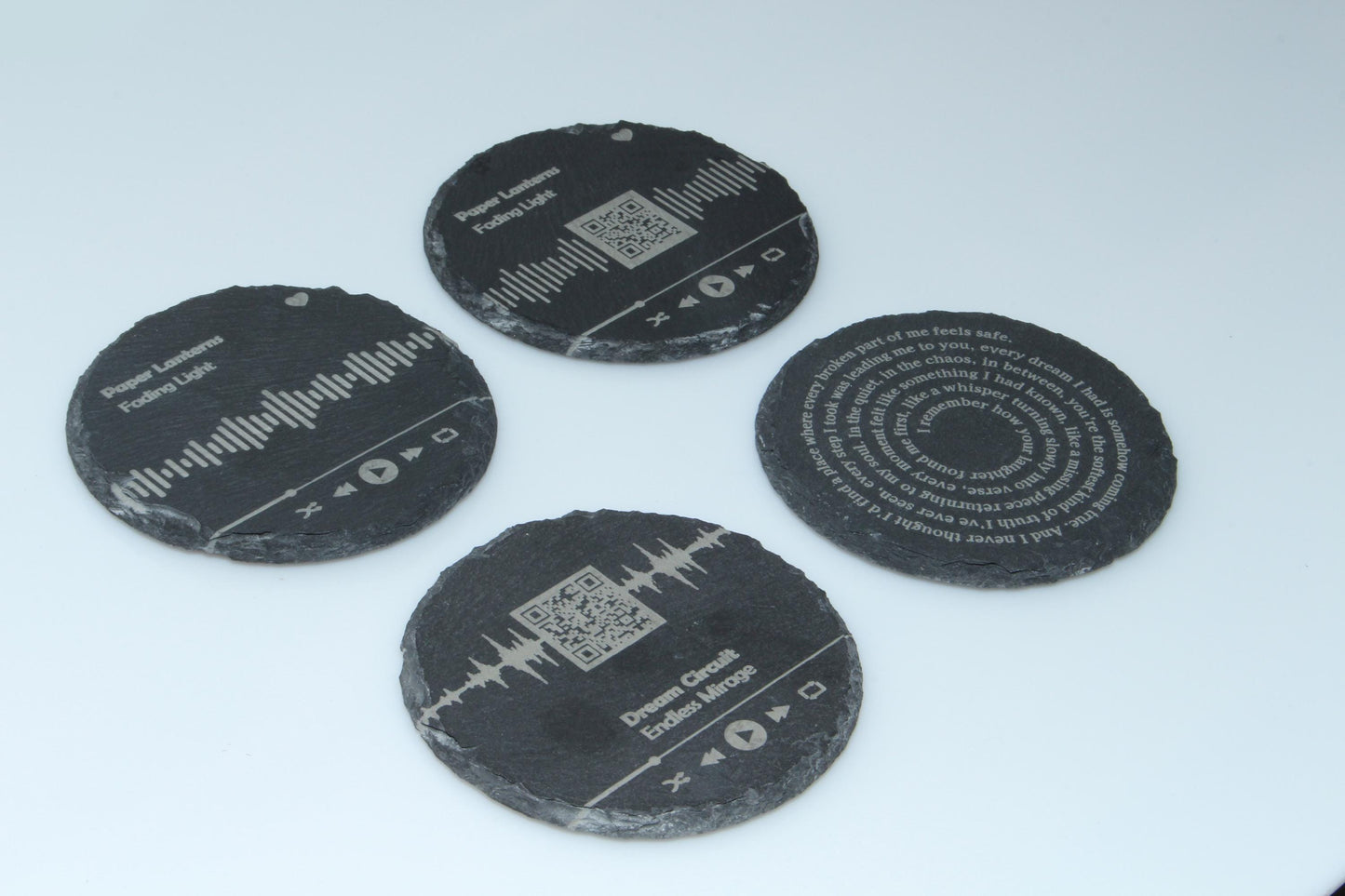 Custom Song Lyric Stone Coaster | Custom