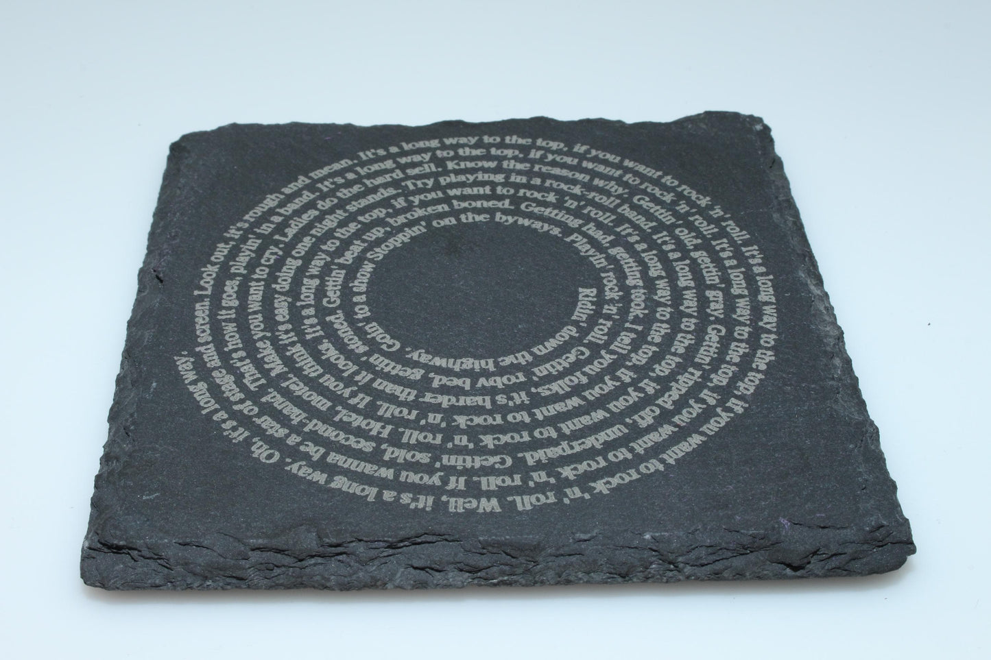 Custom Song Lyric Stone Coaster | Custom