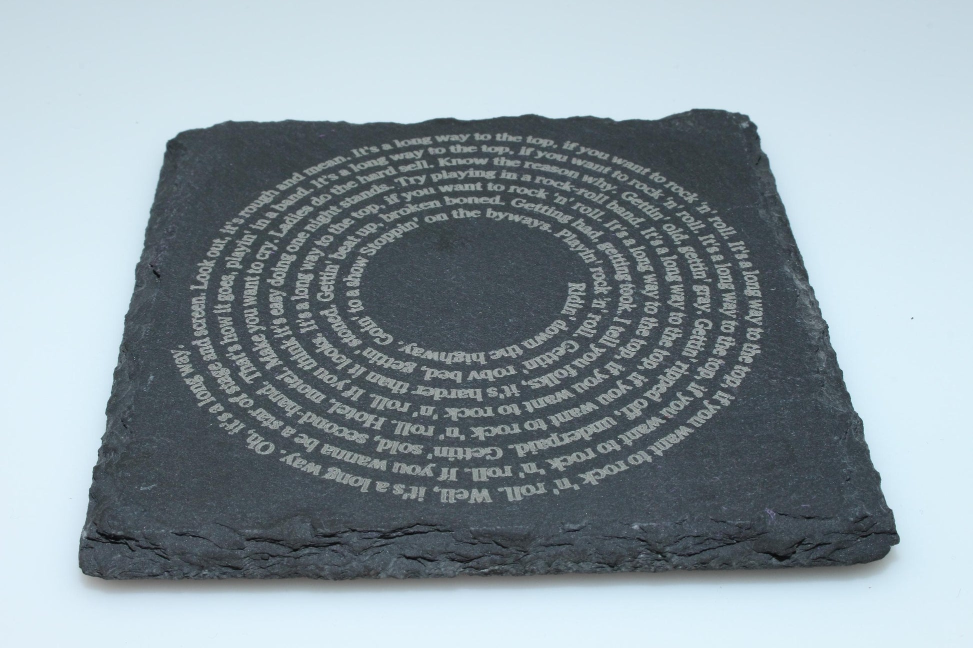 Custom Song Lyric Stone Coaster | Custom