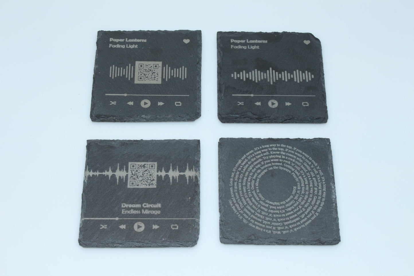 Custom Song Lyric Stone Coaster | Custom