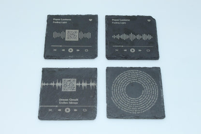 Custom Song Lyric Stone Coaster | Custom