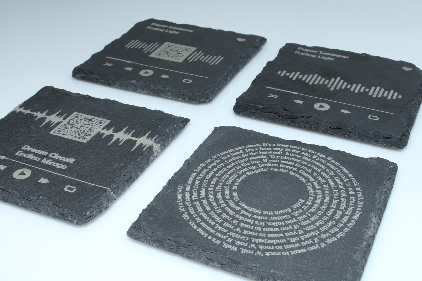 Custom Song Lyric Stone Coaster | Custom