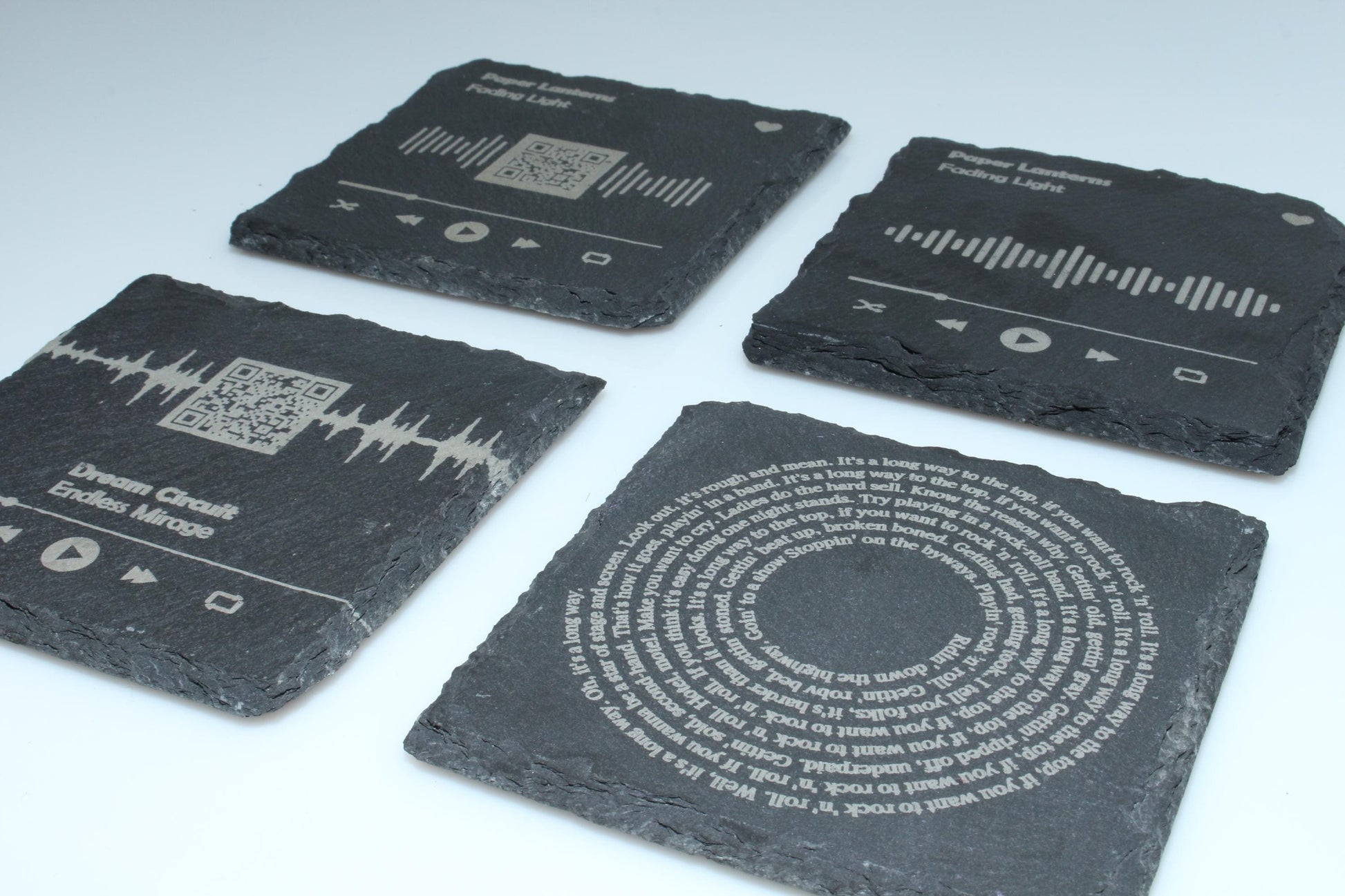 Custom Song Lyric Stone Coaster | Custom
