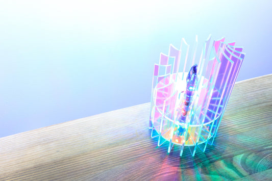 Iridescent Color Changing Lamp | Sci-Fi Style