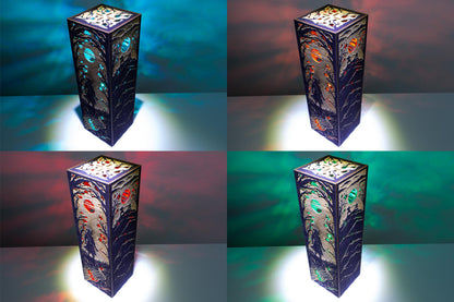 Samurai Sunset Lamp — Katana Shadow Light