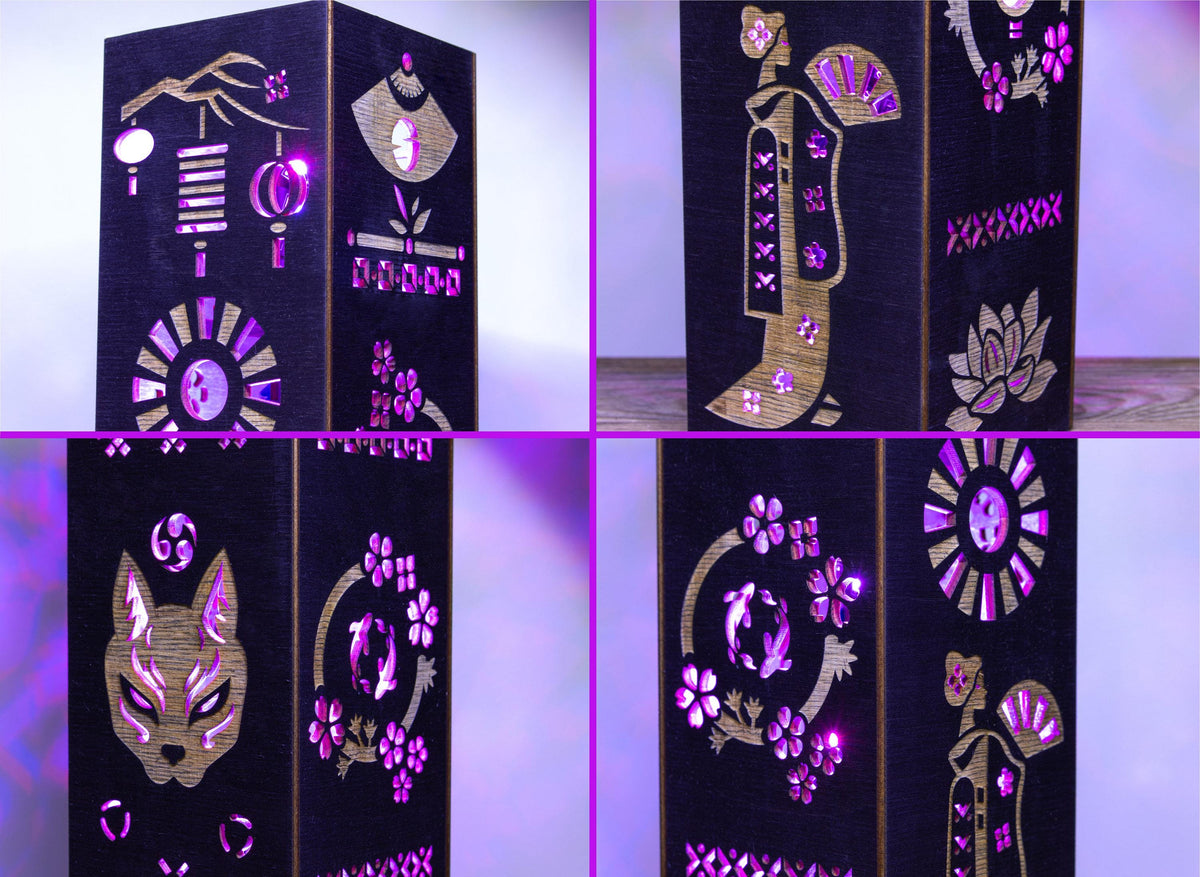Geisha Lamp — Japanese Table Night Light