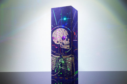 Skeleton Night Light: Cyber Style DNA Enhancement Lamp