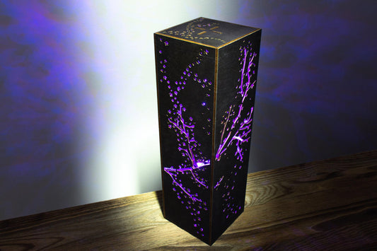 Cherry Blossom LED Lamp: Asian Sci-Fi Punk Style Night Light