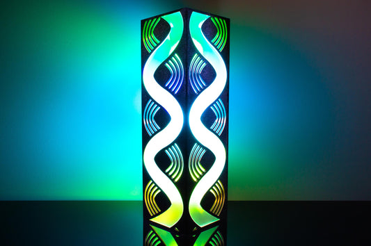 DNA Lamp – Cyber Style LED Light for Modern Home Decor, Tech & Sci-Fi Lovers