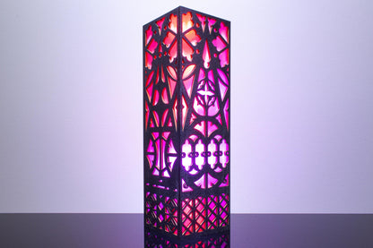 Cathedral Windows Lamp — Gothic Night Light