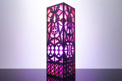 Cathedral Windows Lamp — Gothic Night Light
