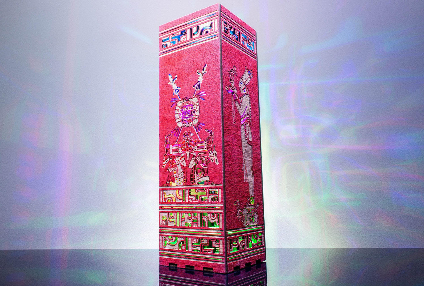 Mayan Sun God Lamp — Ancient Symbol Light