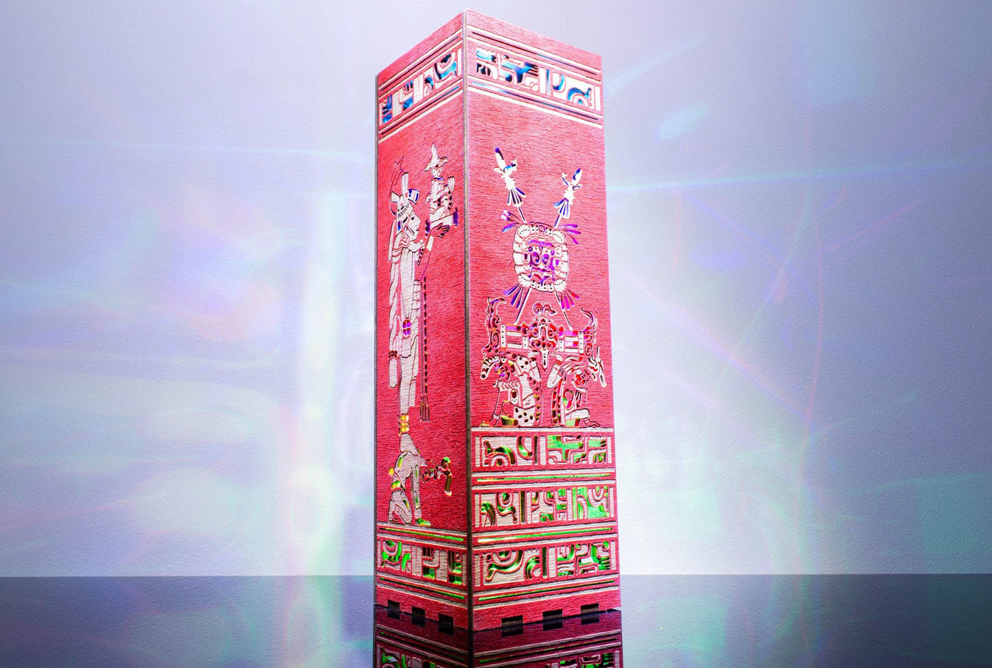 Mayan Sun God Lamp — Ancient Symbol Light
