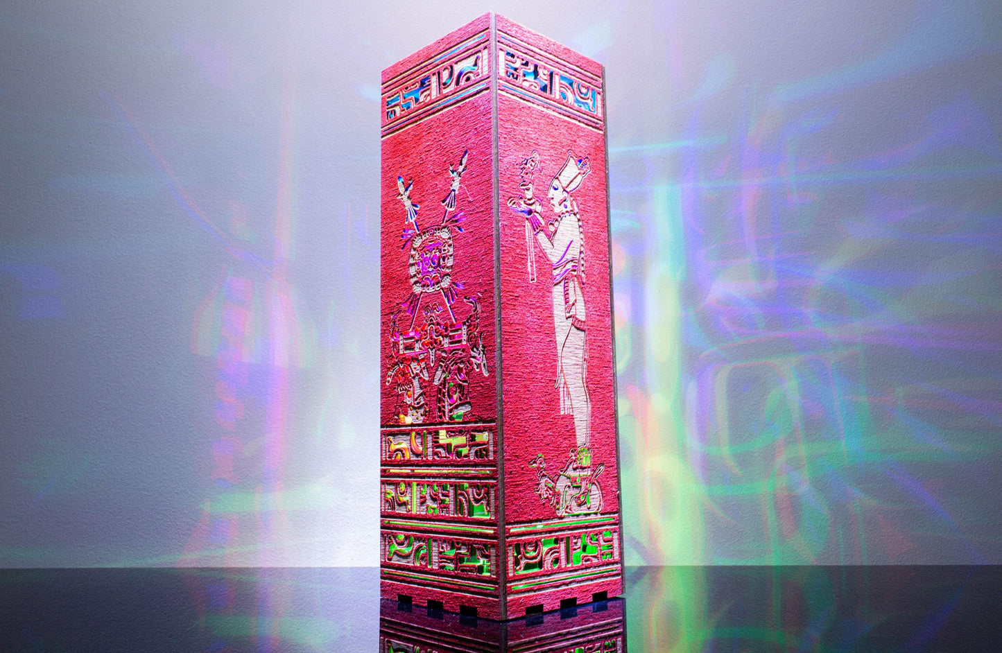 Mayan Sun God Lamp — Ancient Symbol Light