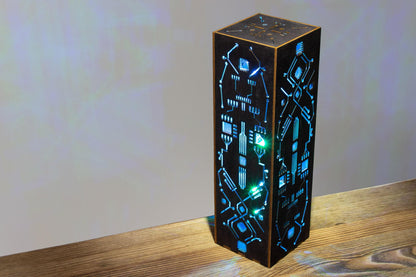 Symmetric Cyber Lamp — Personalised Light