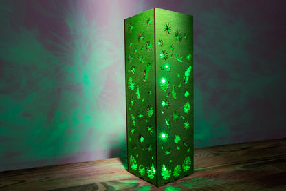 Monstera-Blatt-Lampe — Tropisches Nachtlicht
