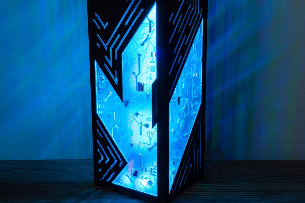 Circuit Board Lamp — Cyberpunk RGB Light