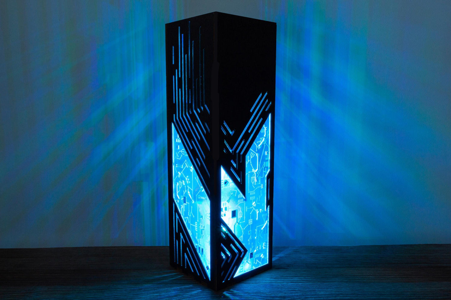Circuit Board Lamp — Cyberpunk RGB Light