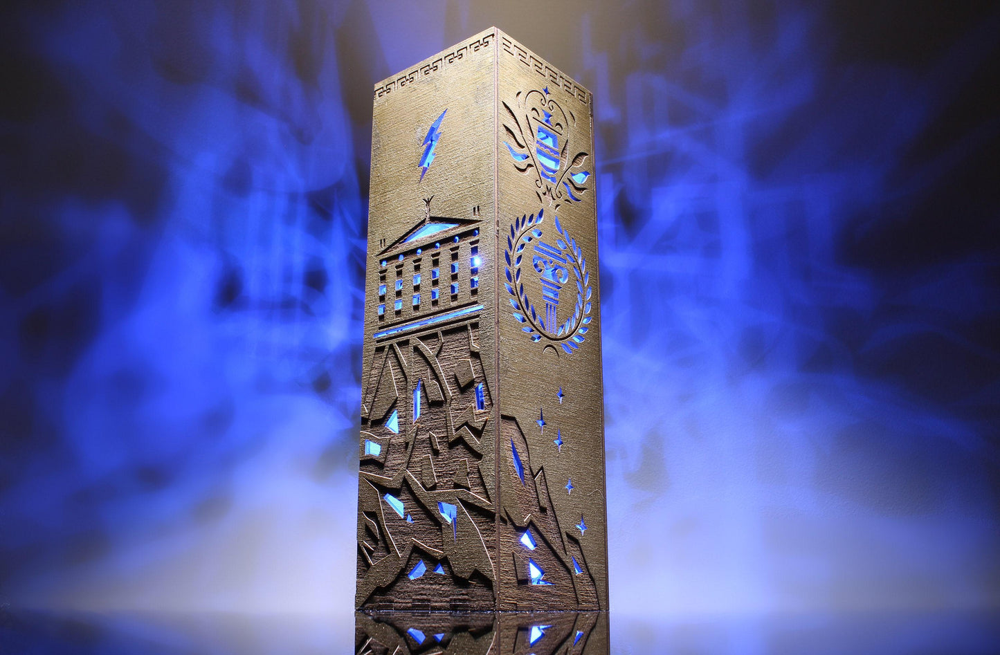 Greek Mythology Lamp | Mount Olympus | RGB Light Color Changing | Gaming Decor Halloween Lamp
