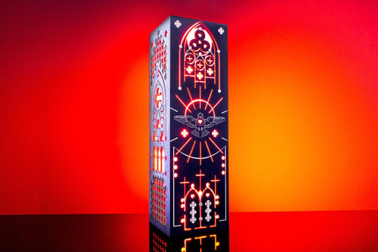 Gothic Night Light | Medieval Desk Decor | Victorian Lamp