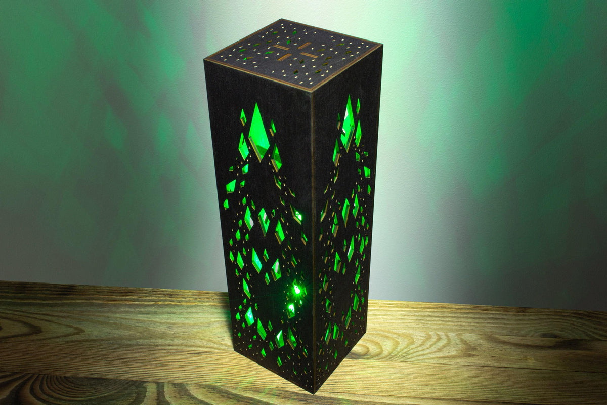Ice Crystal Lamp — Cyberpunk RGB Desk Light