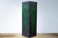 Green Code Lamp — Falling Code Night Light