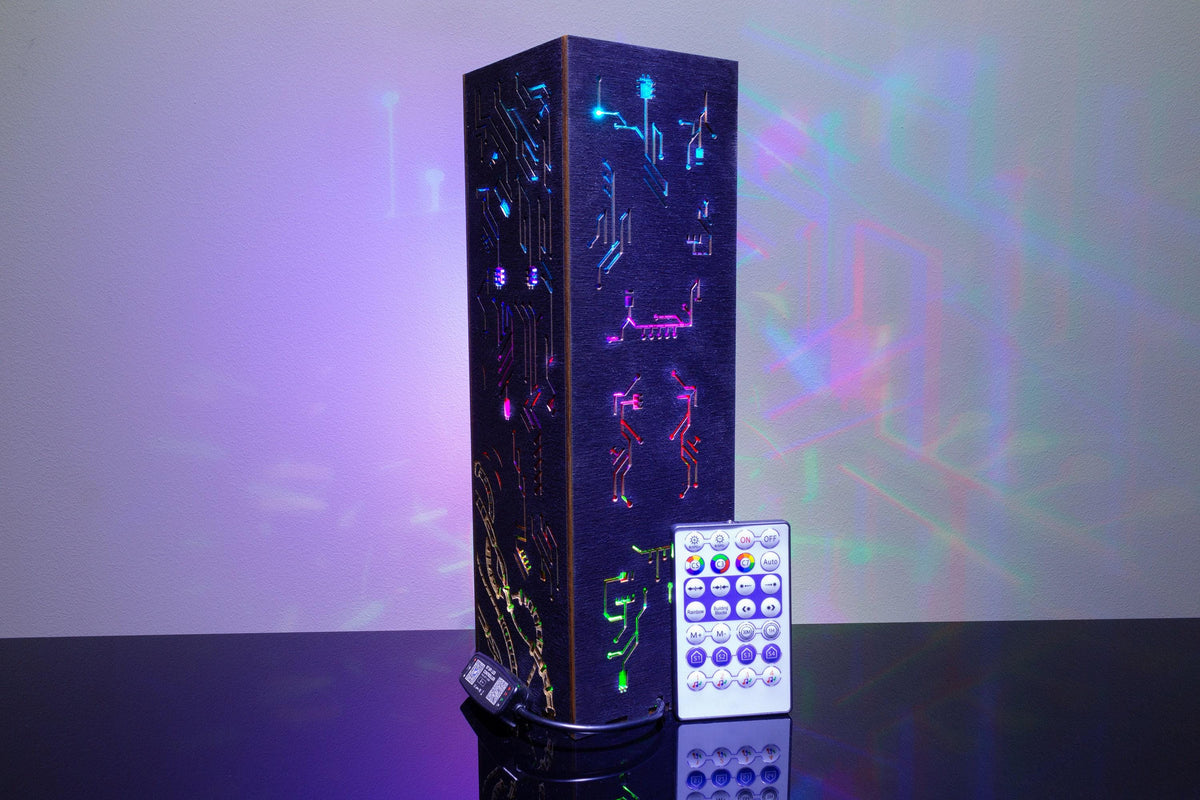 Cybernetic Jellyfish Lamp — RGB Desk Light