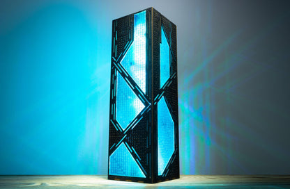 Binary Code Lamp — Falling Numbers Light