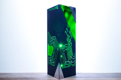 Geometric Cyber Lamp — RGB Coder Desk Light