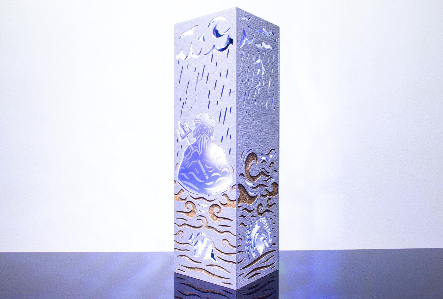 Poseidon Lamp — Greek God Night Light