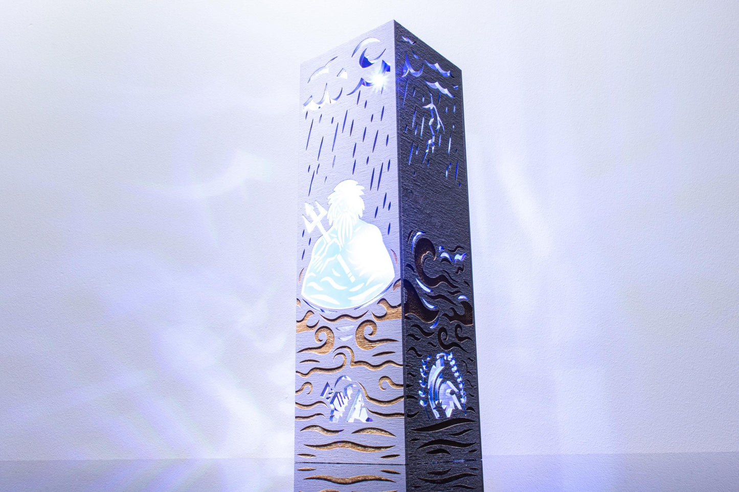 Poseidon Lamp — Greek God Night Light