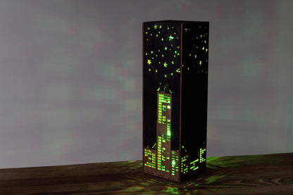 Neon Night City Lamp — Cyberpunk Desk Light