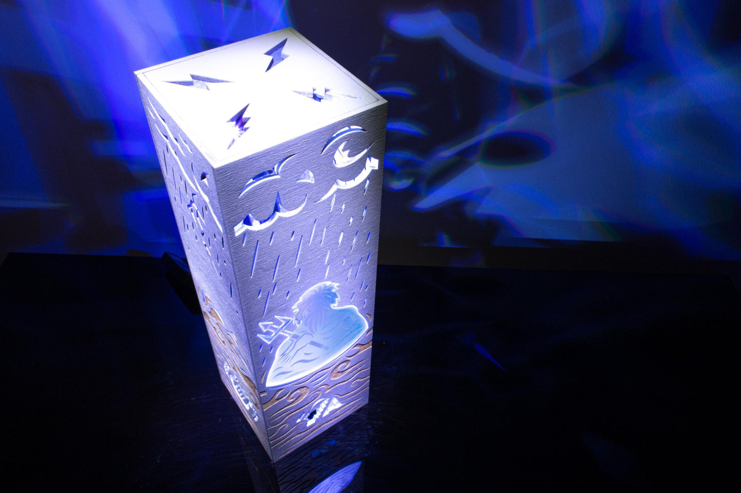 Poseidon Lamp — Greek God Night Light