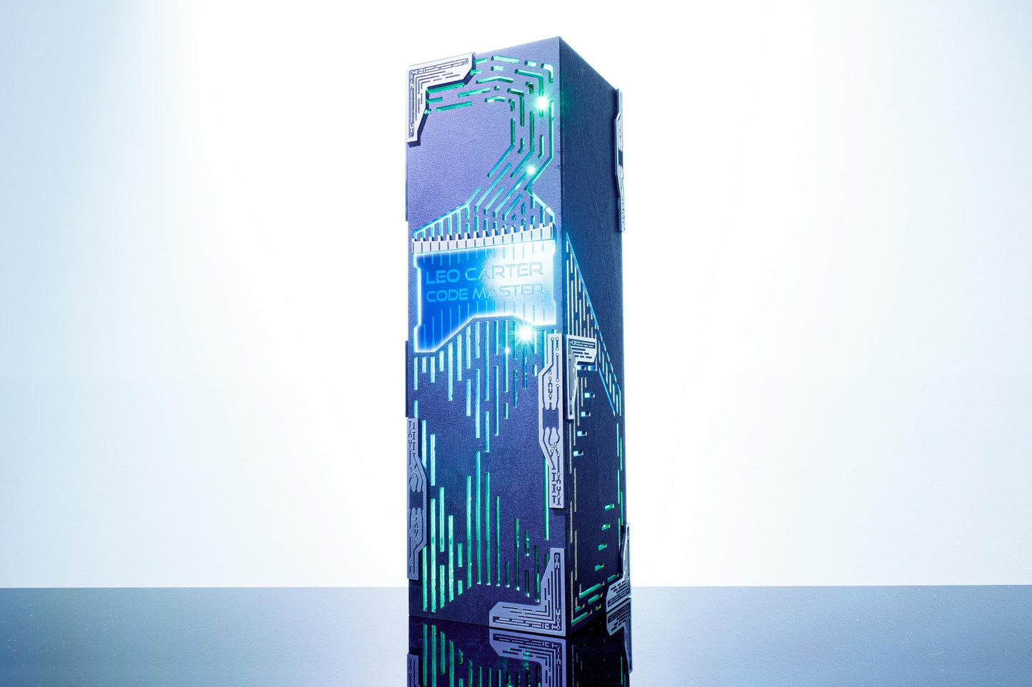 Circuit Board Lamp – Cyberpunk Style Night Light, Coder Tech Desk Gift