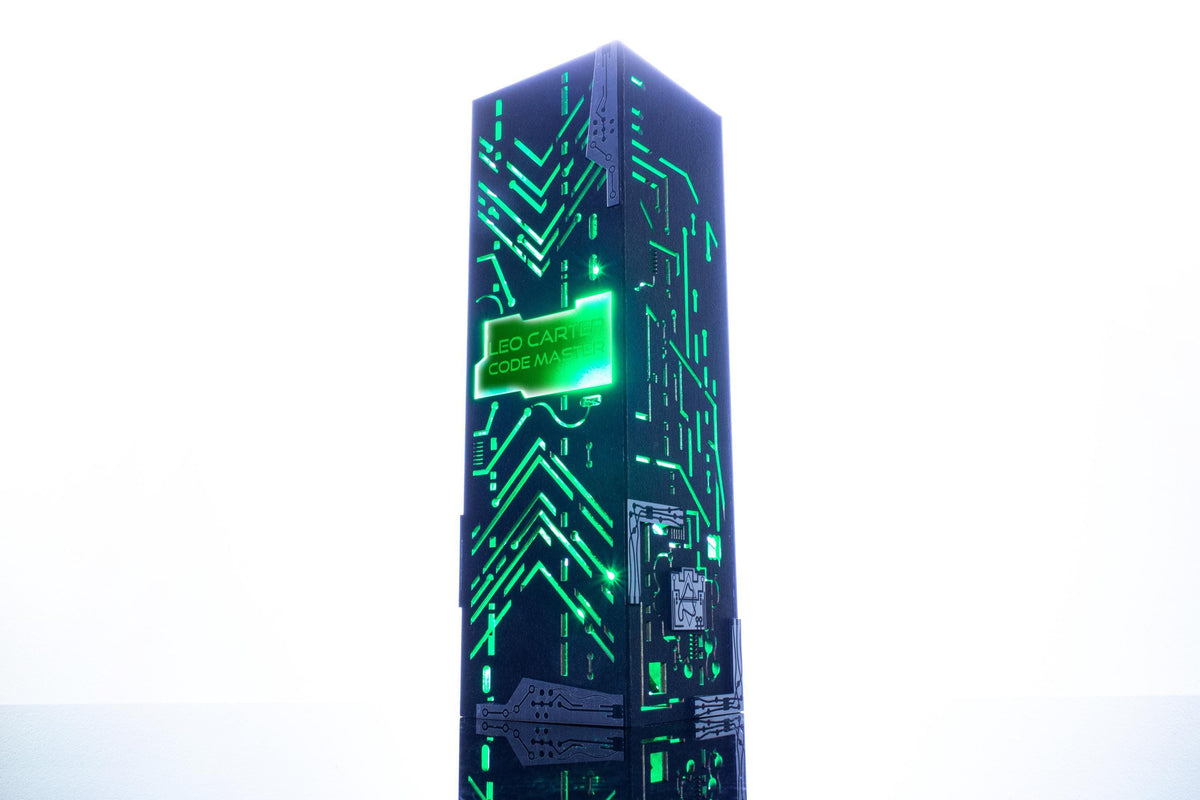 Cyber Style Lamp — Personalised Coder Gift