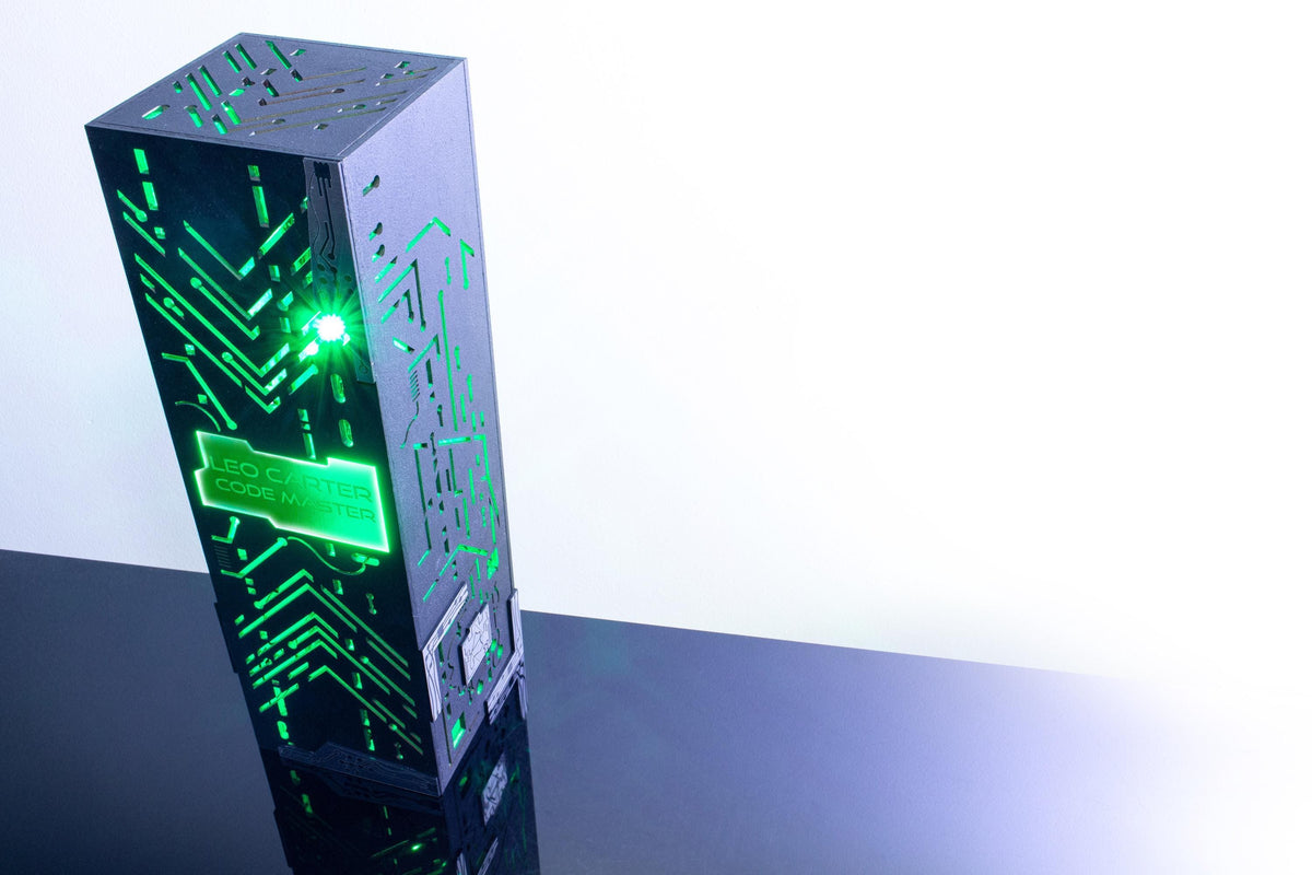 Cyber Style Lamp — Personalised Coder Gift