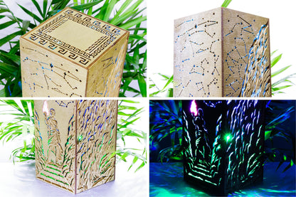 Prometheus Lamp — Greek Mythology Lightbox
