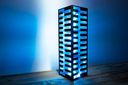 Neon Cyber Lamp — RGB Plywood Light