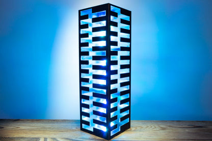 Neon Cyber Lamp — RGB Plywood Light