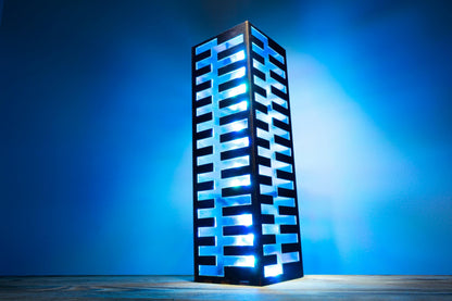 Neon Cyber Lamp — RGB Plywood Light