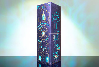 Cyberpunk Lamp | Sci-Fi Tech Night Light, Gaming Room Decor