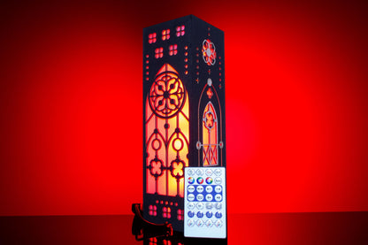 Gothic Stained Glass Lamp — Medieval Light