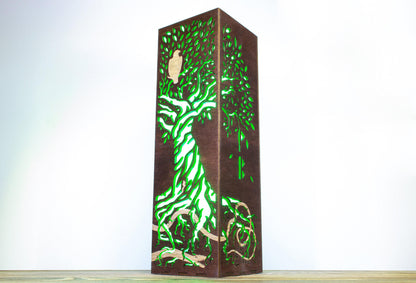 Tree of Life Lamp | Celtic Norse Mythology Night Light