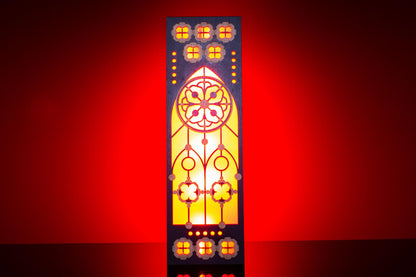 Gothic Stained Glass Lamp — Medieval Light