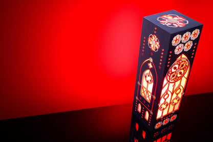Gothic Stained Glass Lamp — Medieval Light