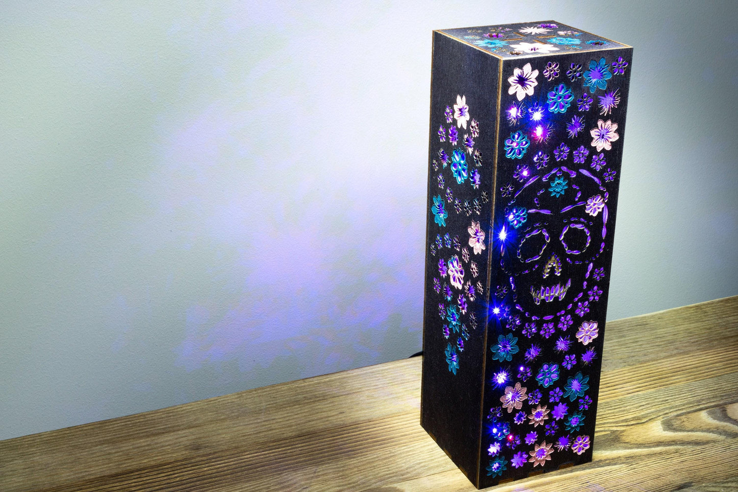 Day of the Dead Lamp — Sugar Skull Light