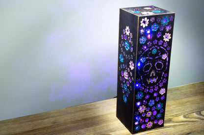 Day of the Dead Lamp — Sugar Skull Light